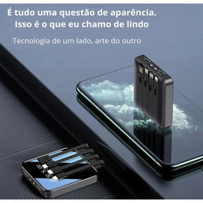 Carregador Portátil Power Bank 10000mAh Carrega 5 Celulares ao Mesmo Tempo - Grupo Maldini